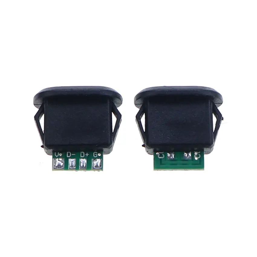 YuXi 1-5pcs 6Pin USB Type-C Waterproof Female Connector 6P 5A High Current Fast Charging Socket USB-C Charger Plug Interface