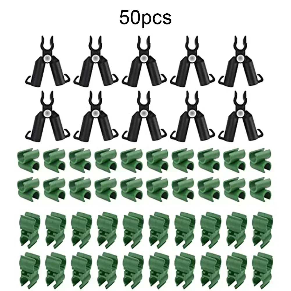 11mm Adjustable Buckle Clips Adjustable Plant Support Clips Accessory Complete Set Of Connectors For Garden Setup