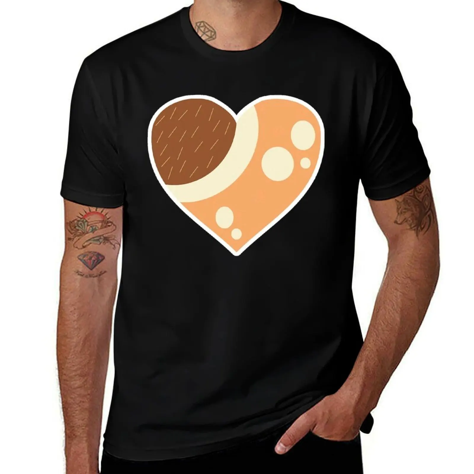 

Mum Heeler Heeler Family Fur Pattern Love Hearts T-Shirt anime t shirts for man man t shirt designer man t shirt cotton T-Shirt