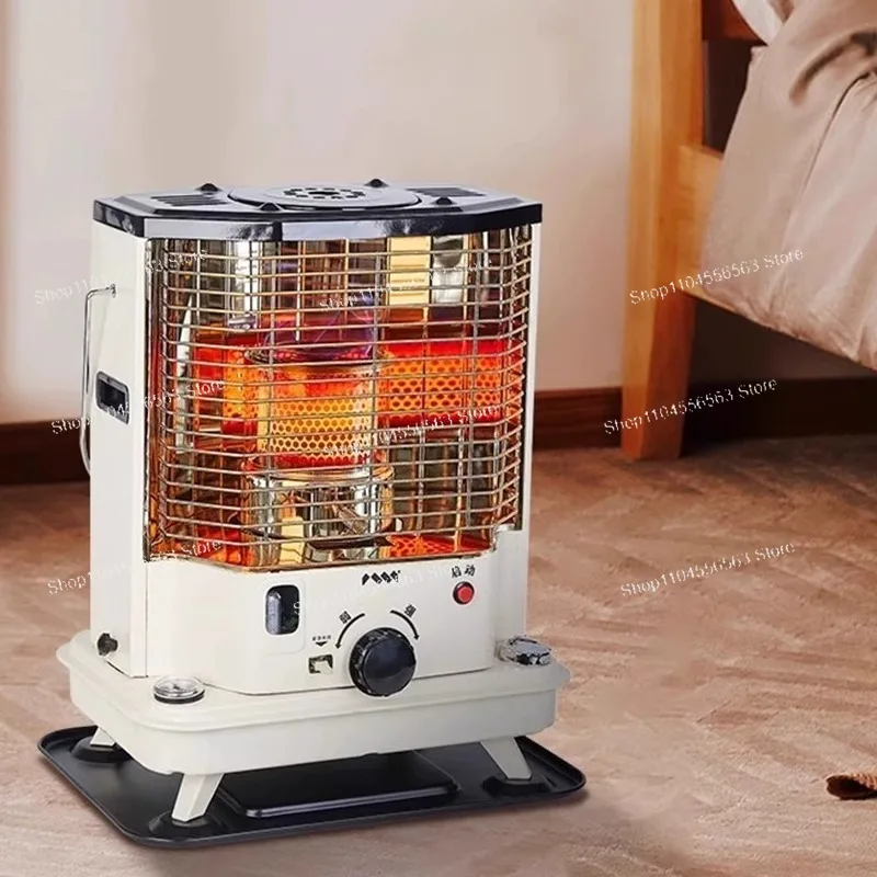 Portable Gas-Oil Heater for Outdoor Camping Tents, No Electricity Needed, Dual-Use for Indoor Heating & Boiling Water