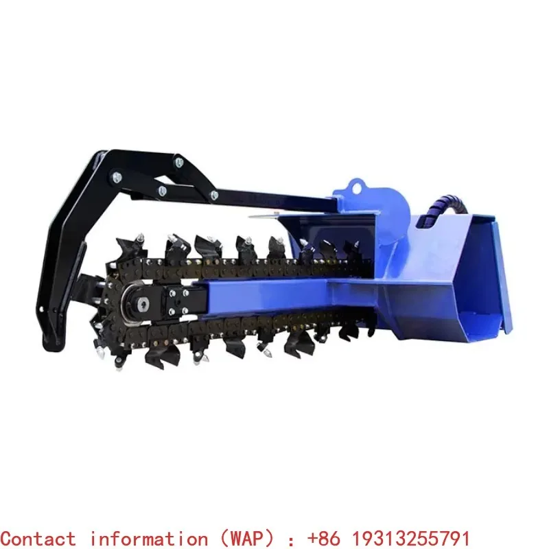 

New Chain Trenchers Hydraulic Disc Soil Tillers Farm Turning Machines