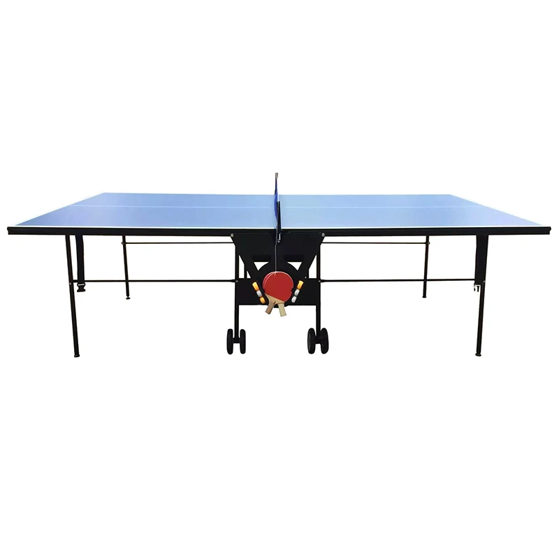 

Factory Wholesale and Foldable Mobile Table Tennis Tables with Accessory Sets