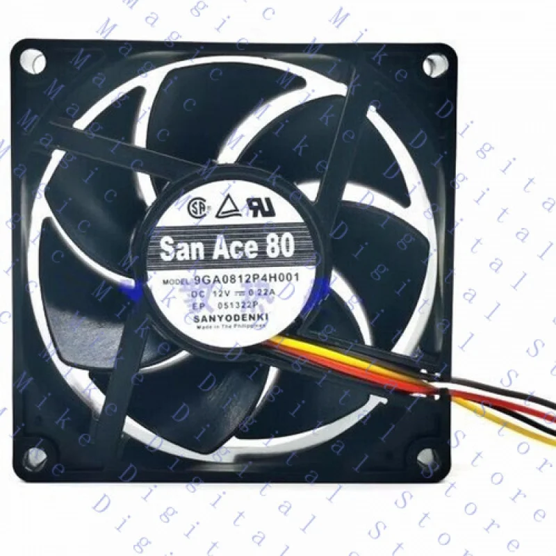 

H One For SANYO New 9GA0812P4H001 DC12V 0.22A cooling fan