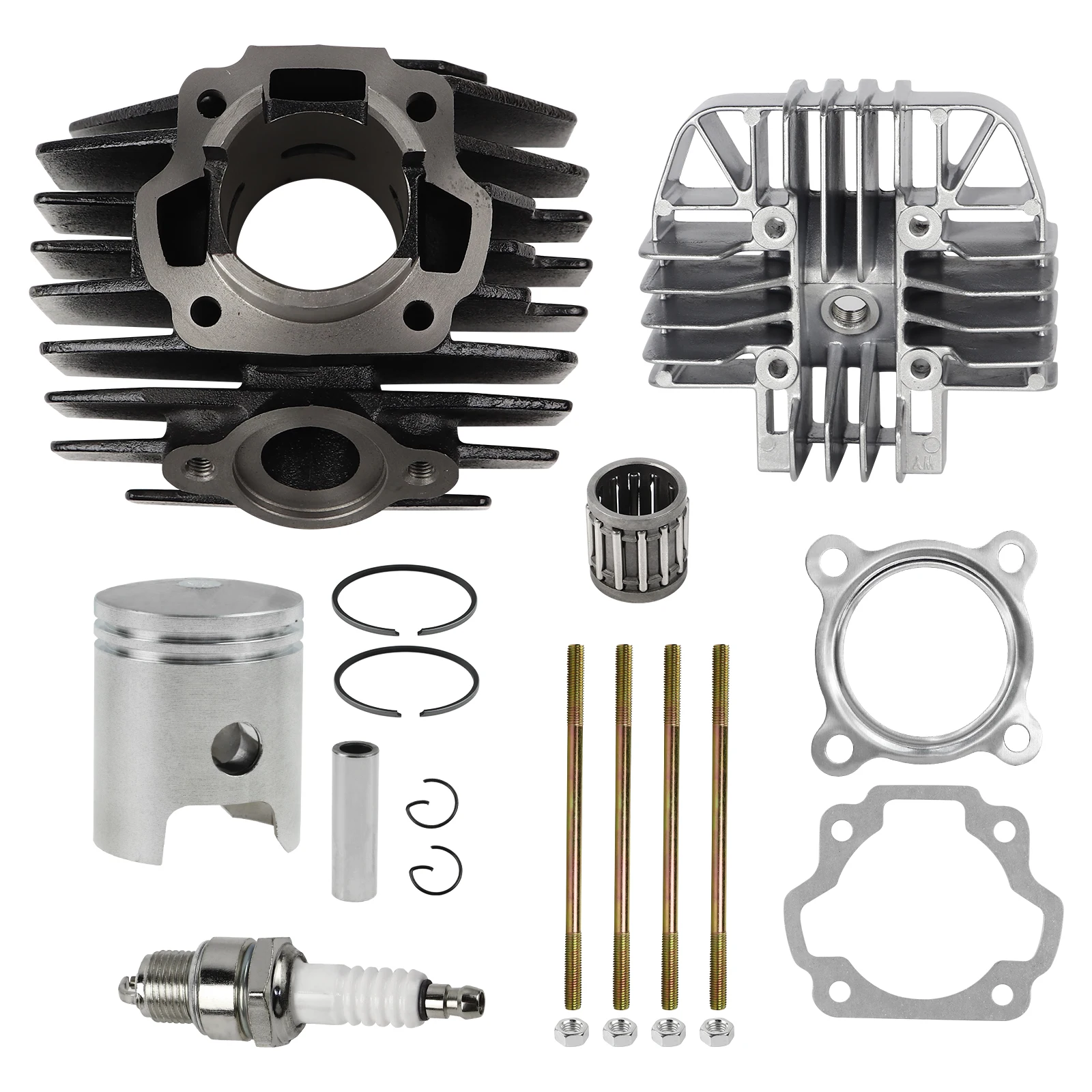 Nowa uszczelka cylindra zestaw pierścieni tłokowych górny koniec dla Yamaha PW 80 PW80 Y-Zinger 1983-2006 motor terenowy cylinder silnika
