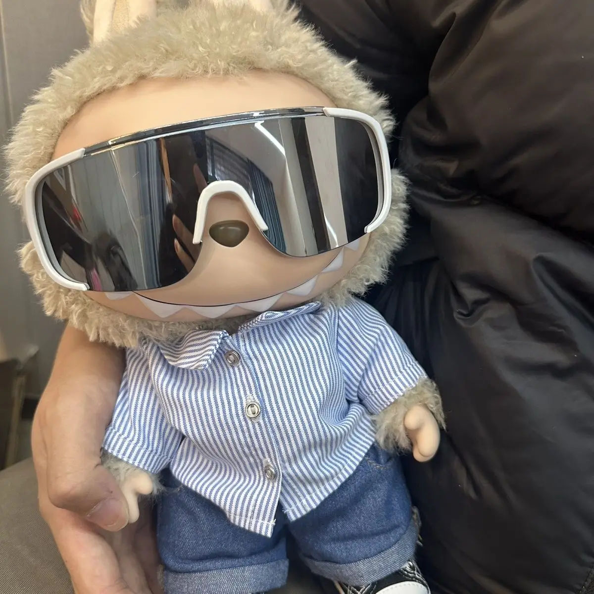 

For Labubu 38cm Suitable Doll Fashion Glasses Accessories Vinyl Dolls Zimomo Dolls Big Summer Big Spring Wild Kings Gift