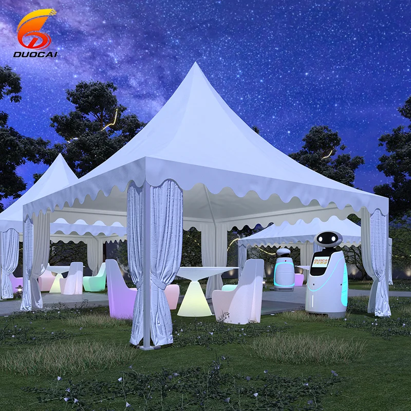 2024 Most Popular Waterproof Aluminum Alloy Wedding Marquees Outdoor Festival Birthday Parties Wedding Events Pagoda Tent