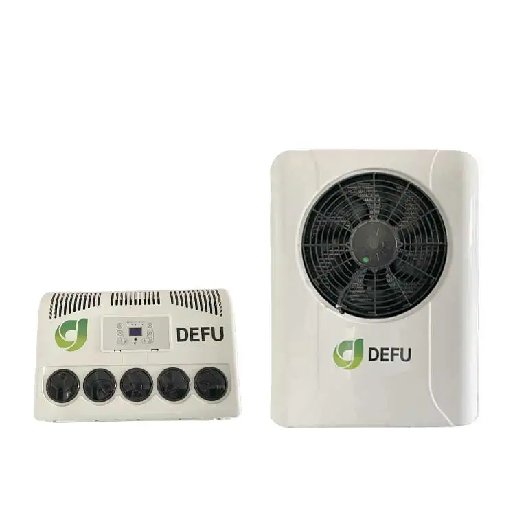 العالمي 12 فولت 24 فولت شاحنة مكيف الهواء وحدة المبخر لصالون الخبز حافلة مدرسية سيارة إسعاف باستخدام المبردات R-134a #1