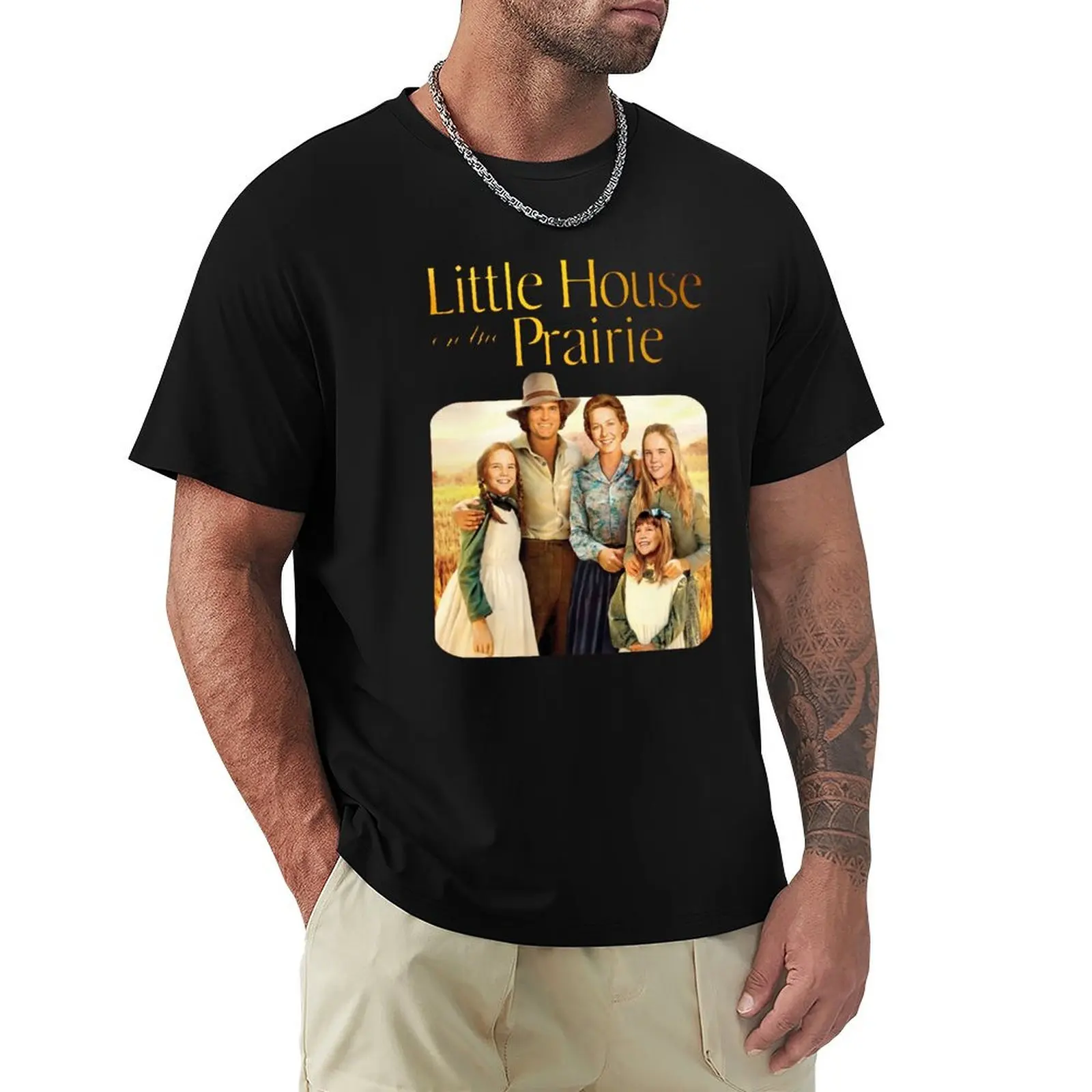 Little house on the prairie T-Shirt men t shirt cotton 100% T-Shirt