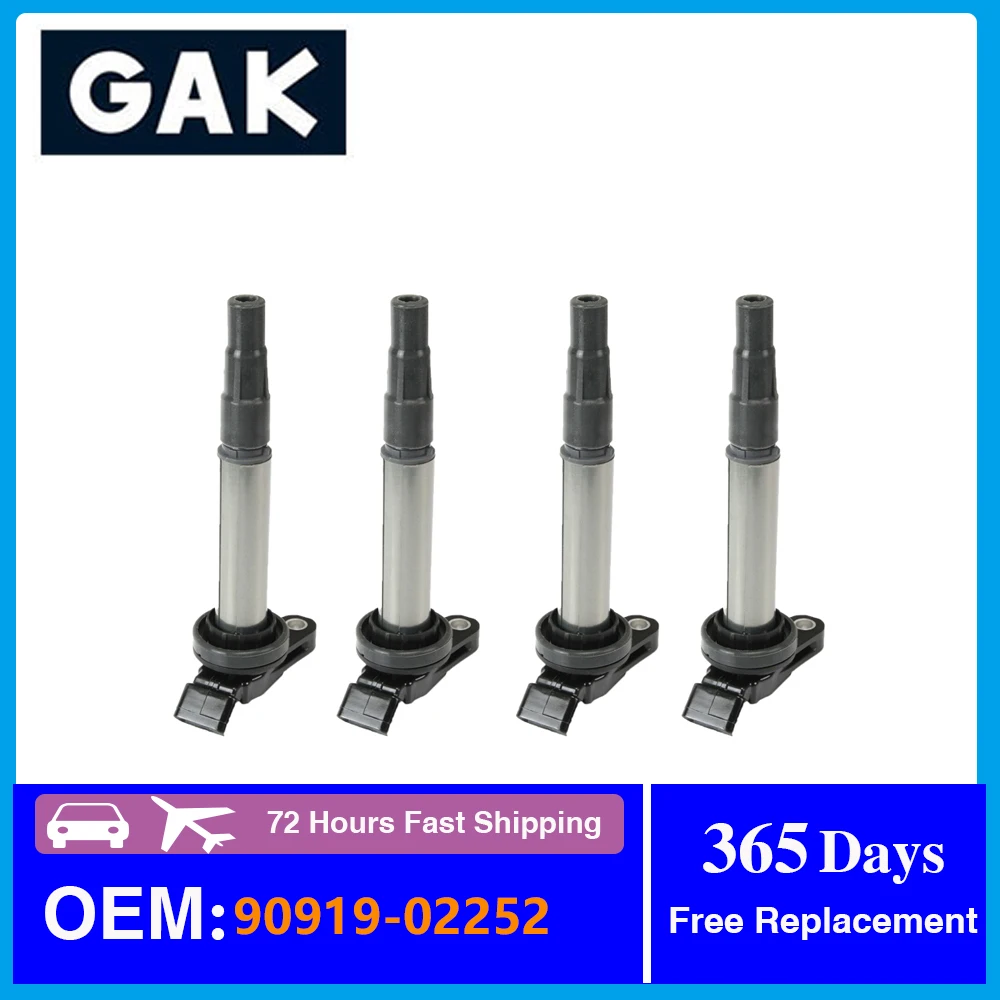 GAK 90919-02258 FOR TOYOTA LEXUS Corolla Prius Ignition Coils 673-1310 OEM 90919-02258 90919-02252 90919-C2003 90919-C2005