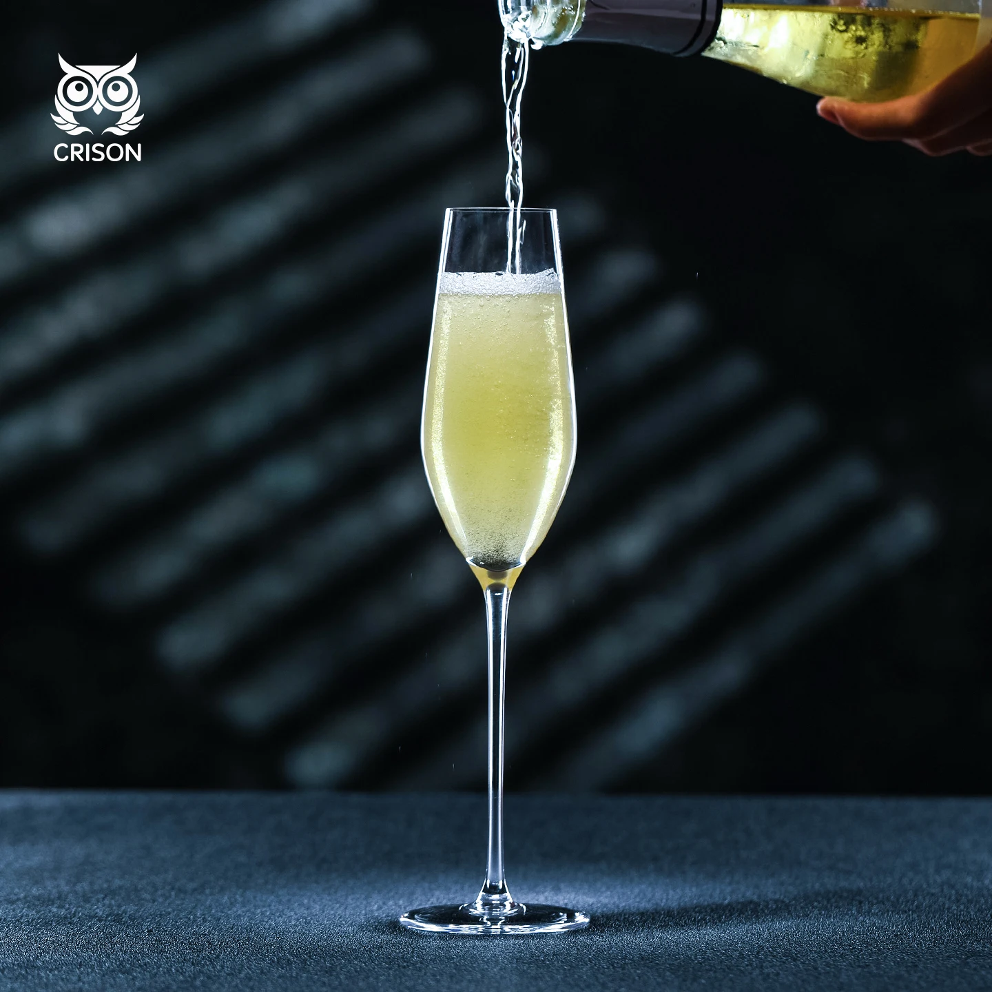 

CP8201 CRISON High quality crystal champagne glass/cocktail cup/drinkware Wedding party wine glasses 220ml