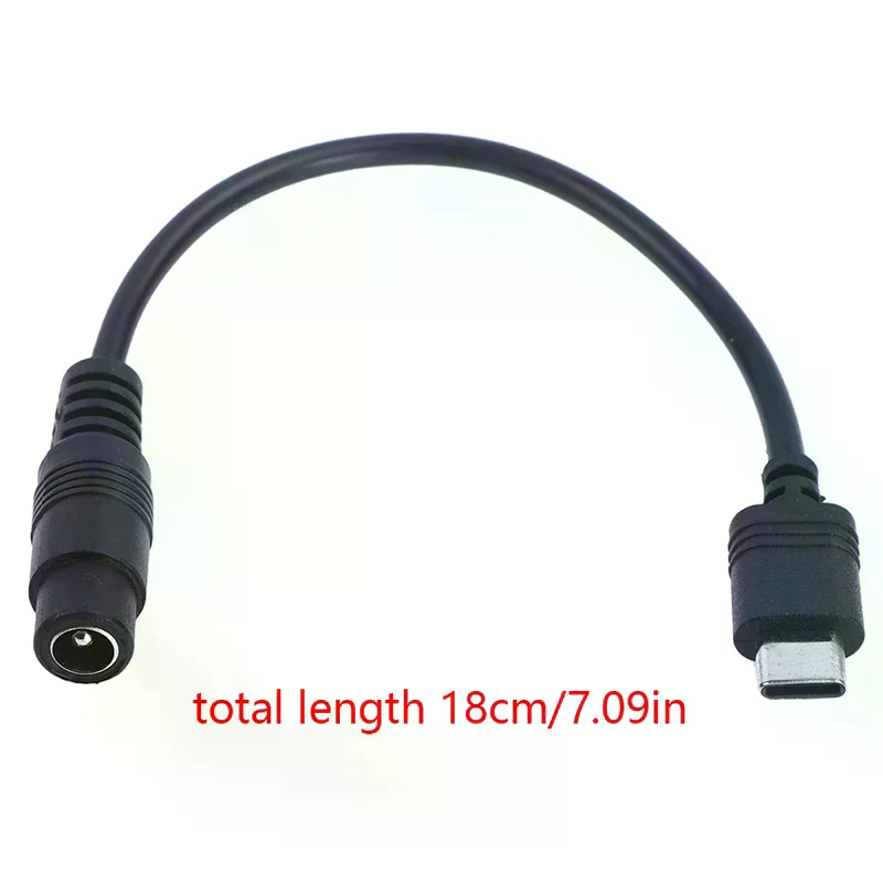 /TPz/Type-c Female To 5.5*2.1 Female Cables 5521 Power Jack DC Power Conector 5.5x2.1 Adapter USB Type C Converter DC