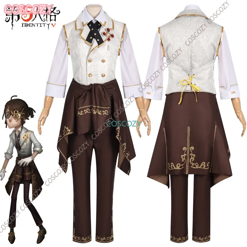 Luca Balsa/Prisoner Cosplay Game Identity V Costume Graduation Day Fashion Men's Uniforms Halloween Party Role Play Cos Outfit