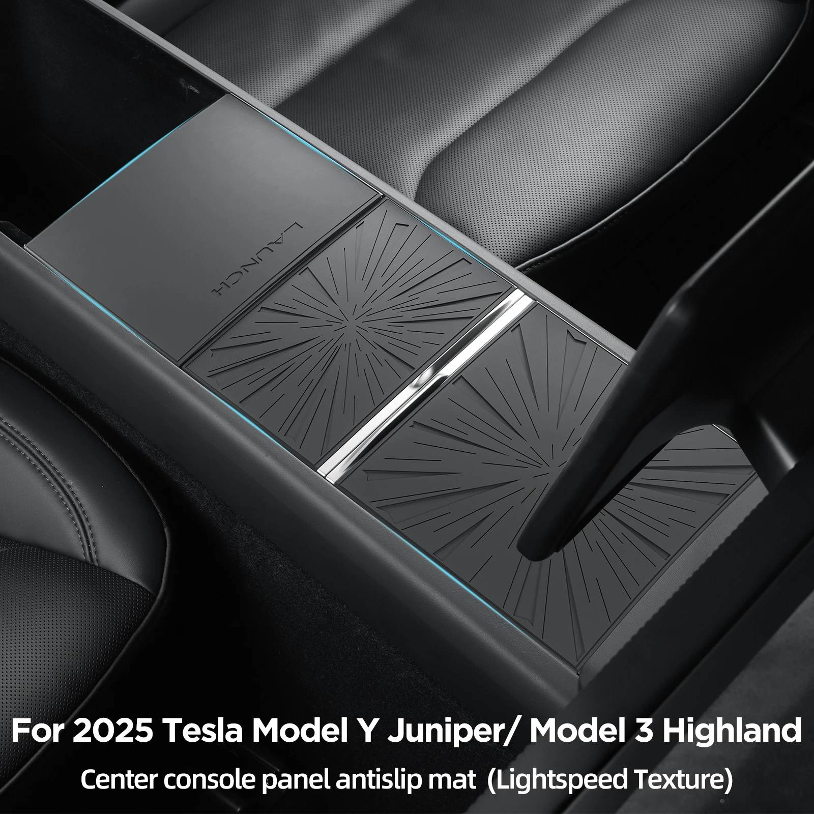 

Silicone Center Console Cover Anti Slip Pad For Tesla Model Y Juniper 2025 2026 Model 3 Highland 2024-2026 Interior Accessories