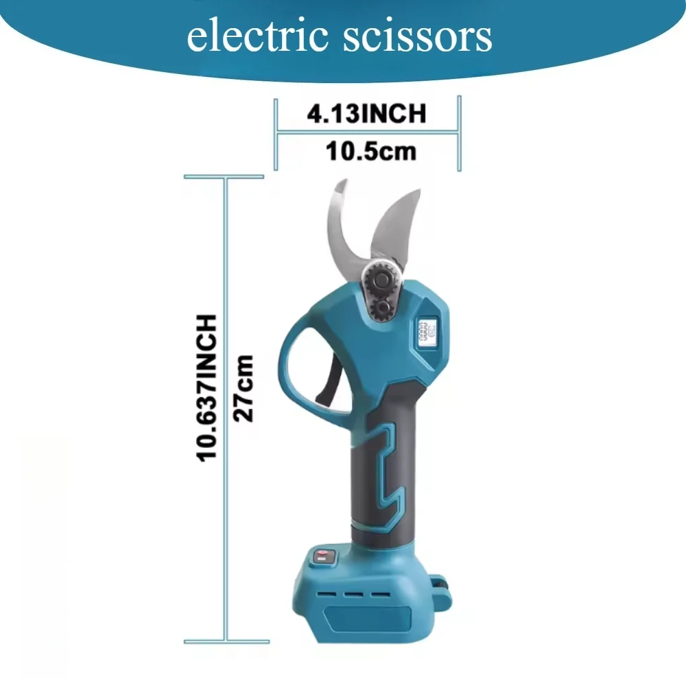ماكيتا مقص كهربائي بدون فرش مقصات تشذيب مع شاشة الكريستال السائل شجرة فرع المقلم حديقة أداة لبطارية ماكيتا #1