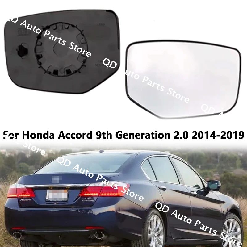 Car Accessories For Honda Accord 9th Generation 2.0 2014-2019 Side Rearview Lenses Mirror Reflective Glass Lens without Heating