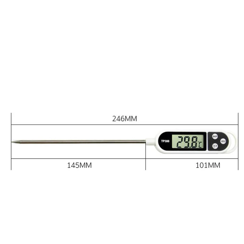 Termometro digitale per alimenti da cucina per la casa, carne, acqua, latte, cottura, sonda per alimenti, barbecue, forno elettronico, termometro, utensili da cucina D1