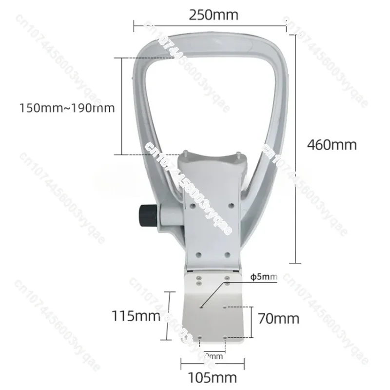 Optical Instrument Chin Rest Forehead Bracket Set For Auto Refractometer And Other Devices CR-11