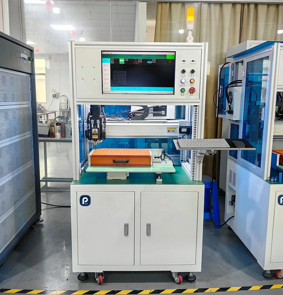 18650 21700 33140 Automatic Cylindrical Battery Pack Single Sided Spot Welder Lithium Ion Battery Spot Welding Machine