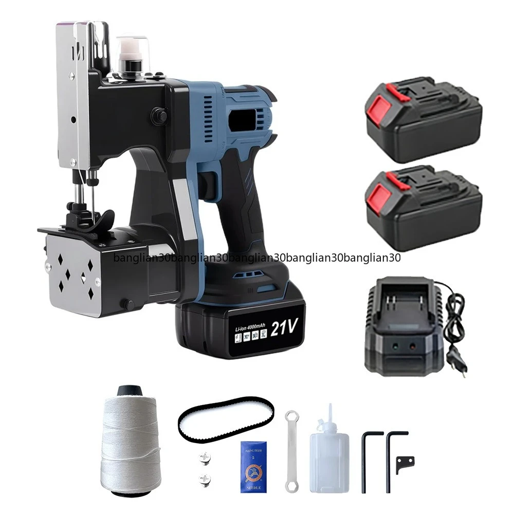 Wireless Lithium Battery Sewing Portable High-speed Rice Bag Woven Bag Sealing and Packing Machine