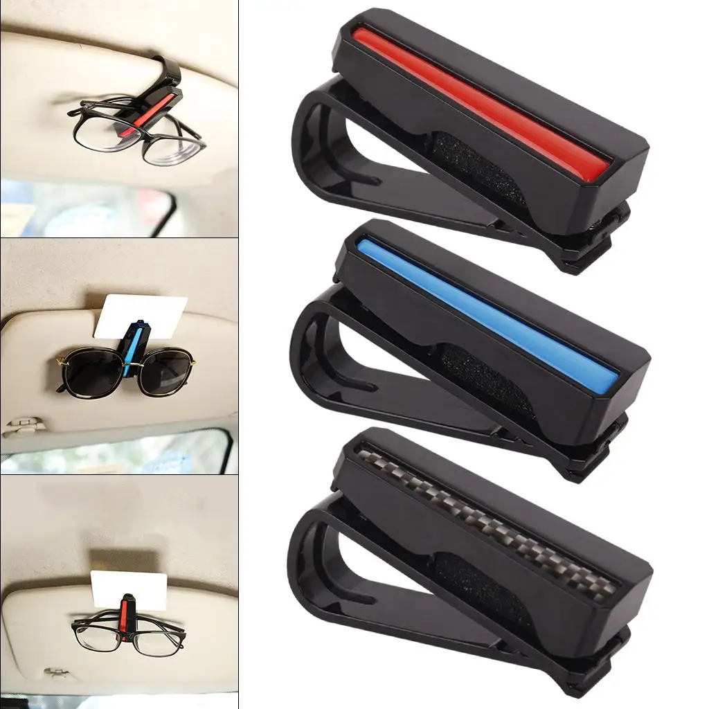 Car Sunglasses Hanger Holder Clip Fashion Card for Car Sun Visor High