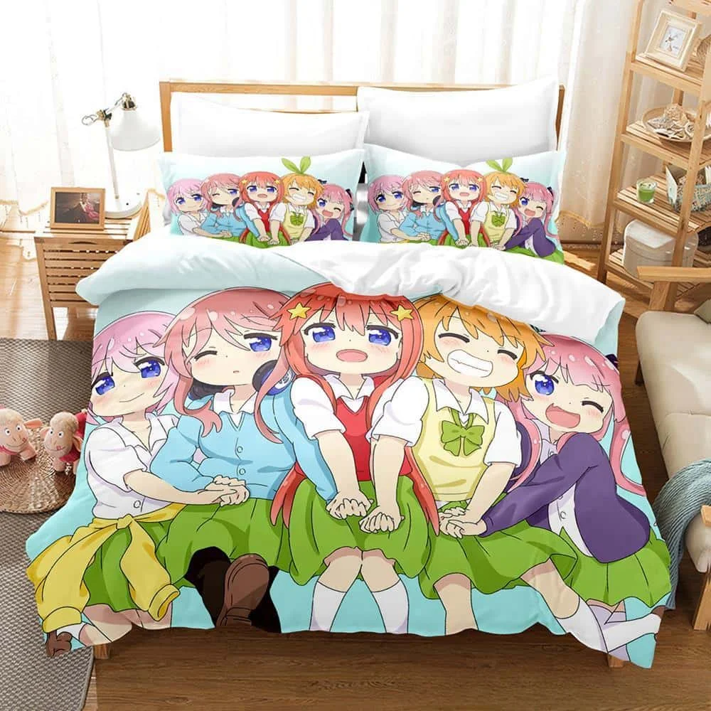 Anime Wataten! An Angel Flew Down to Me Bedding Set Single Twin Full Queen King Size Bed Set Adult Kid Bedroom Duvet cover Sets