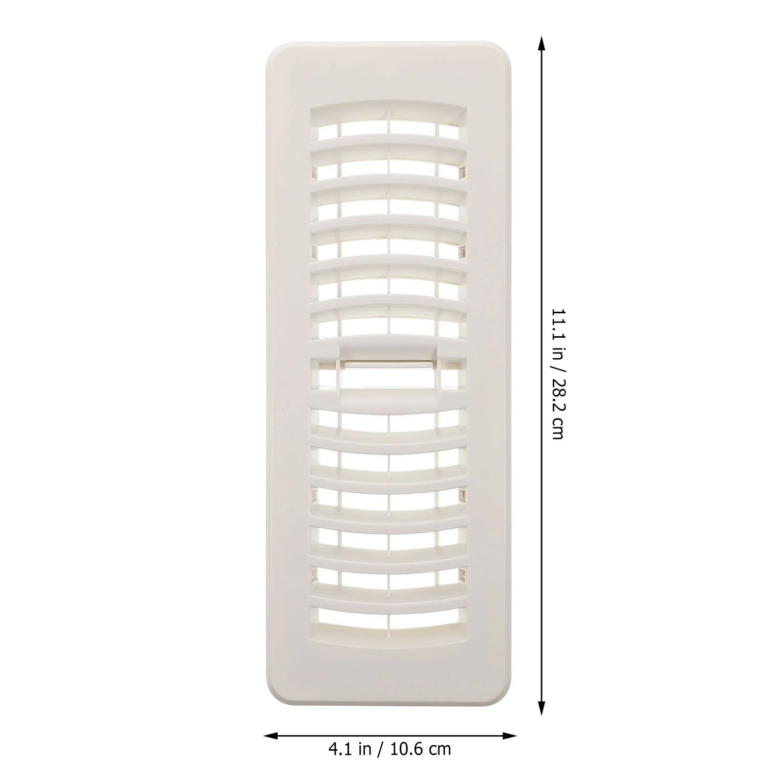 Deflector de afinación, rejilla de escape, ventilación de aire, registro de suelo, 282x106cm, cubierta de plástico para sistema HVAC