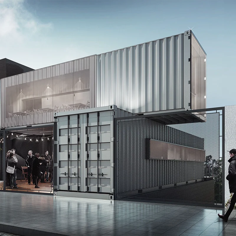 بناء الصلب في الهواء الطلق غرفة نوم متنقلة تصميم المقصورة شحن ممتاز منزل حاوية قابلة للتوسيع وحدات مسبقًا