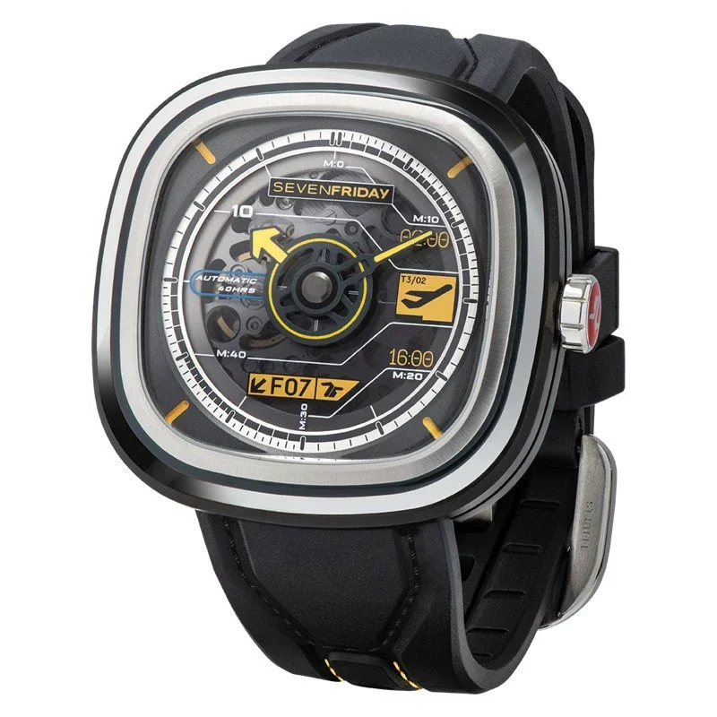 SEVENFRIDAY watch T3/02 men\'s fully automatic mechanical watch T series waterproof fashion men\'s watch luxury brand mature men