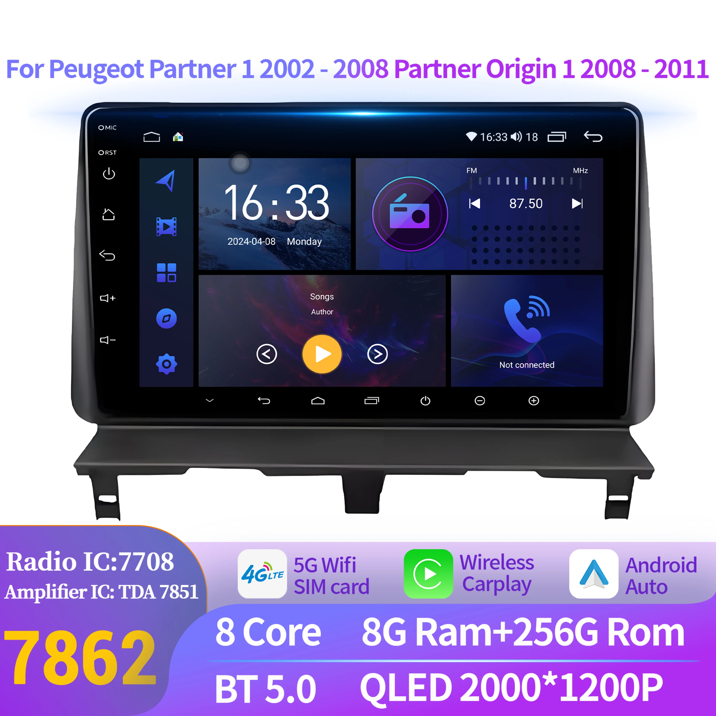 Android 14 Car Radi… - image