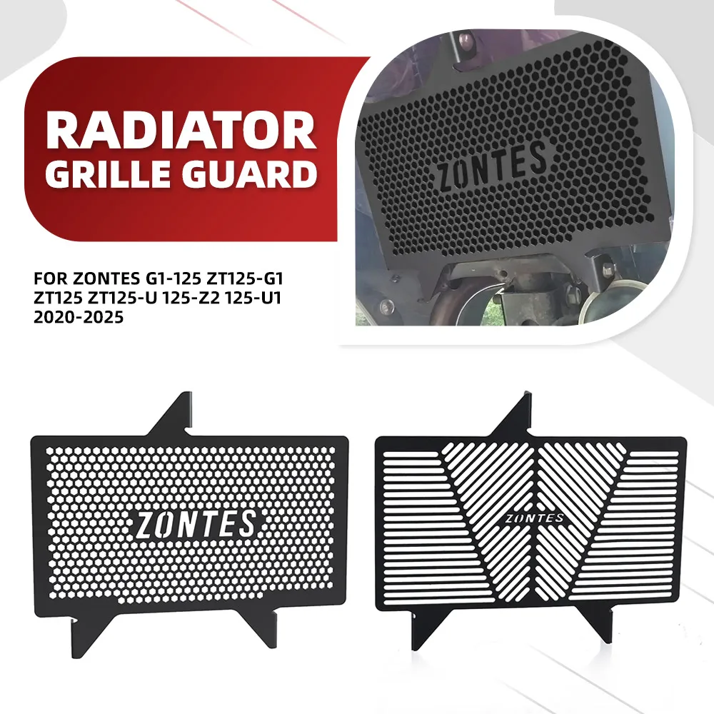 

ZT125-U Radiator Guard Cover Cooler Protection For Zontes G1-125 ZT125-G1 ZT125 125-Z2 125-U1 2020-2021-2022-2023-2024 2025