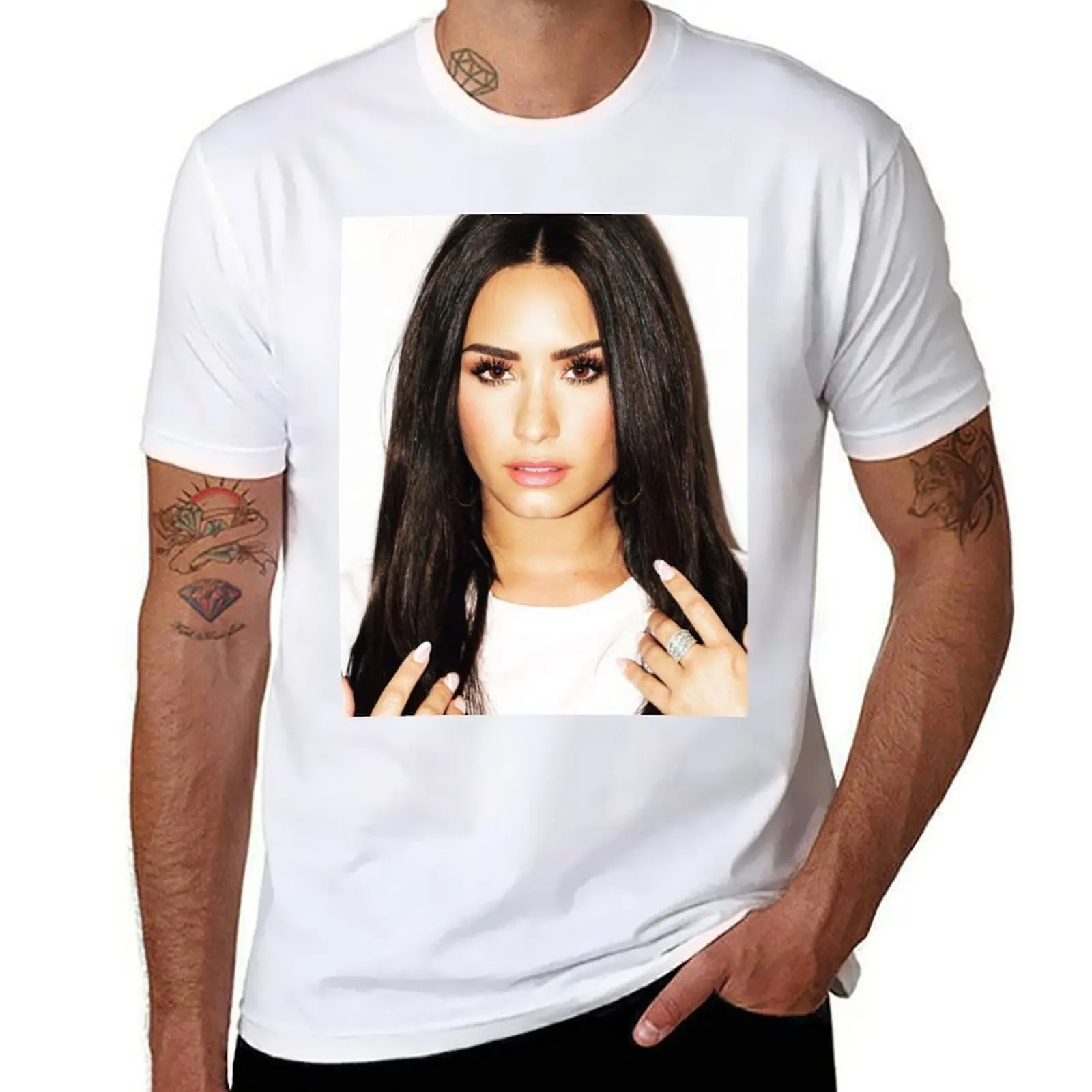 

Demi Lovato T-Shirt anime tshirt man tshirt T-Shirt