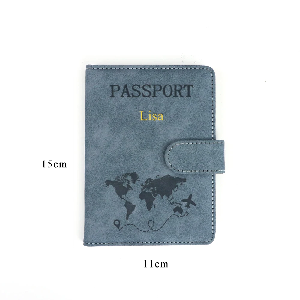 Personalisierte PU-Magnetverschluss RFID Multifunktionale SIM-Karten-Tragetasche für Reisepass, Karte, Ticket-Organizer-Tasche – Detail 2