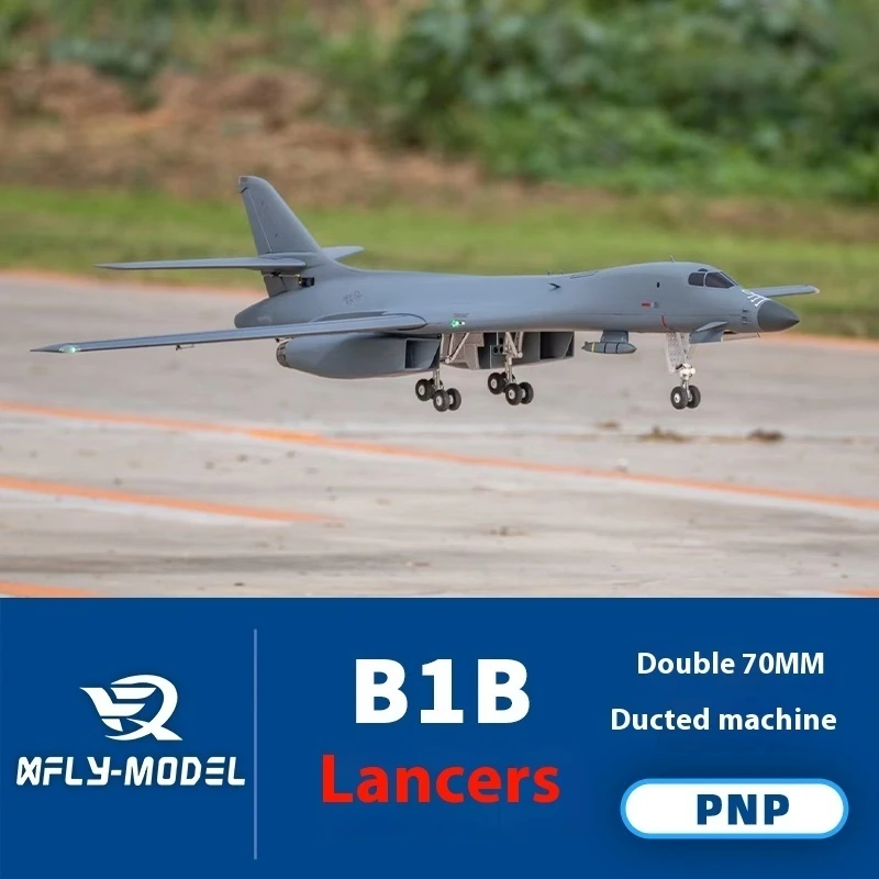 

XFly Swift Model Double 70mm Channel B1B Gun Cavalry Supersonic Strategic Bomber Simulation Aircraft Flight Model