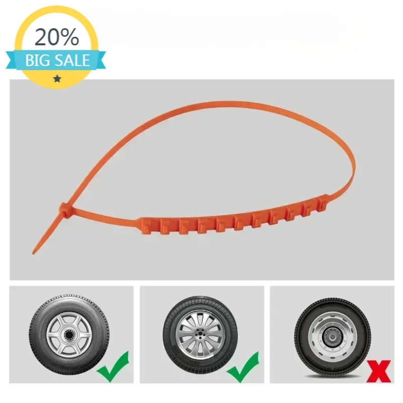 

Snow Chains for Cars Winter Outdoor Tire Chains for Motorcycles Trucks Emergency Anti-Skid Tyre Chains Auto Accessories