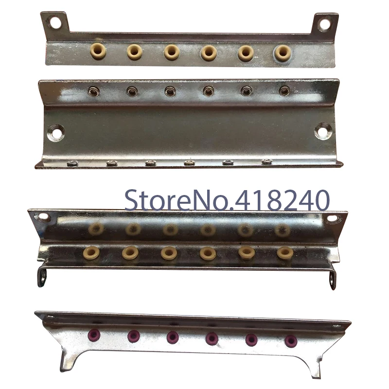 ملحقات آلة التطريز بالكمبيوتر، خيط حديد بستة إبر من خلال الجزء السفلي الأوسط فوق الخط، مجموعات بورسلين علوية #1