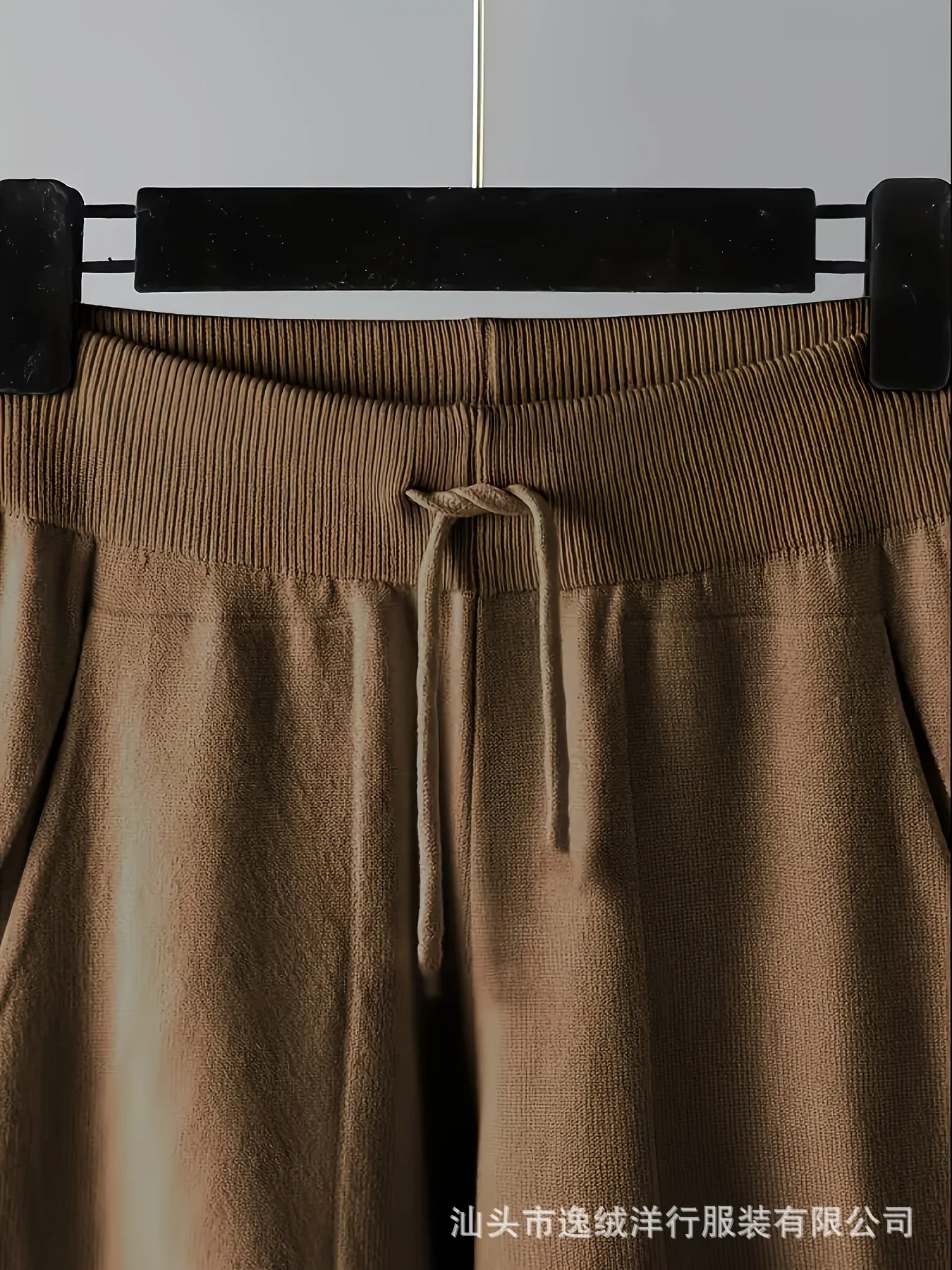 2026 Herbst Winter Damen V-Ausschnitt Strick-Zweiteiler Weicher Pullover Hochgeschnittene Strickhose Locker Modisch Täglich Streetwear – Detail 19