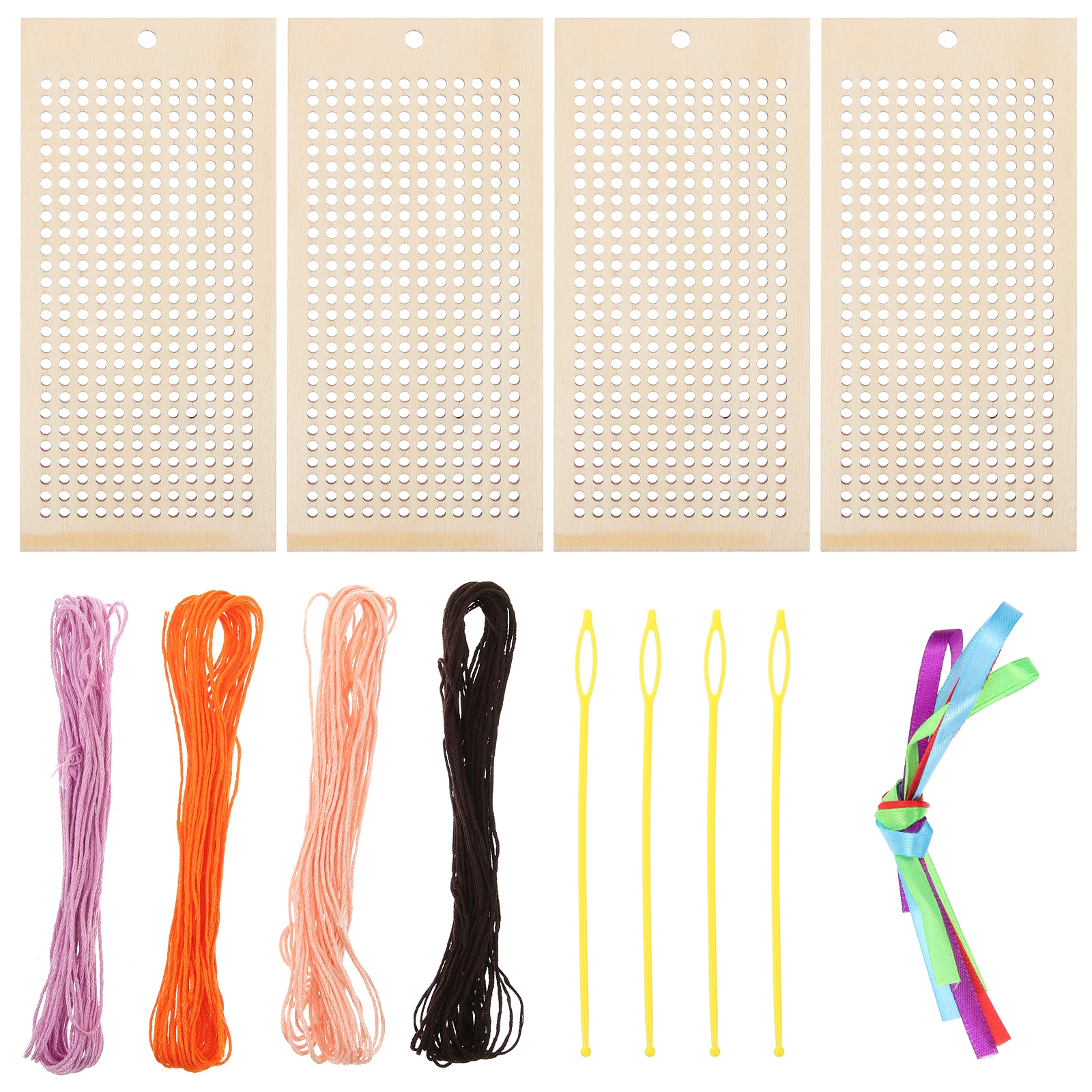 

1 set 1 Set Wooden Embroidery Bookmarks Diy Cross Stitch Bookmark Kit Unfinished Blank Wood Hanging Student Kids Crafts Decor