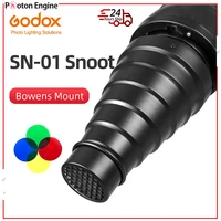 GODOX SN-01 Bowens accesorios de Flash de estudio Snoot grandes accesorios de iluminación de estudio profesionales adecuados para S-Type DE300 SK400 II