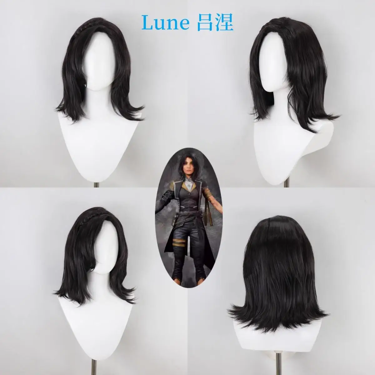 Cosplay Wig for Clair Obscur Expedition 33 Sciel Lune Maelle Gustave
