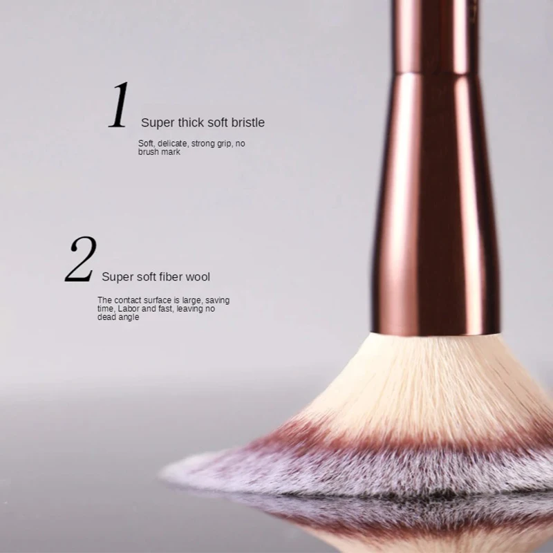 Hourglass Double-ended Makeup Brush Powder Blusher Brush Soft Wool Fiber Strong Grasping Powder Hourglass Brushes Makeup Tools