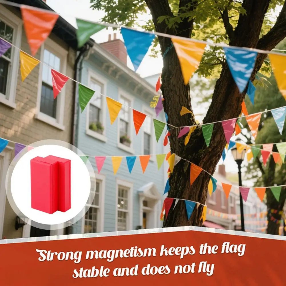 American Flag Weight Heavy Duty Magnetic Flag Weights for Outdoor Curtains Silicone Covered Drapery for American for Garden