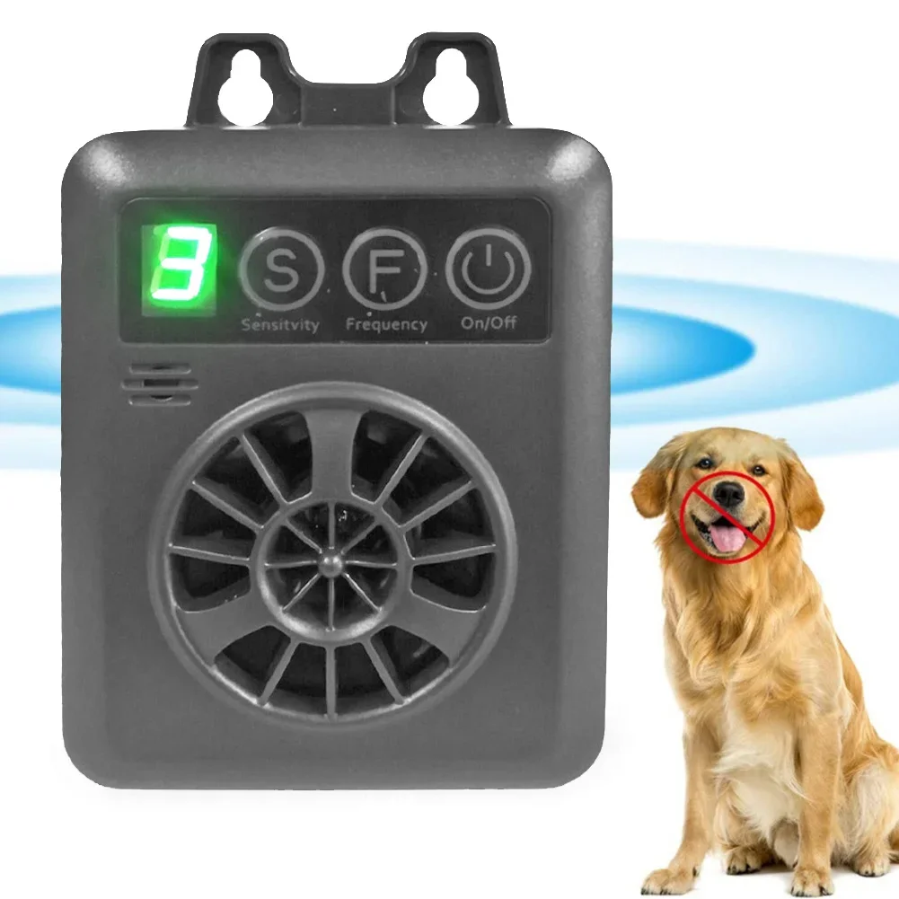 Pet Anti Barking Ultrasonic Electronic Dog Repeller Chaser Deterrent Device Bark Powerful Ultrasonic Dog Repelent