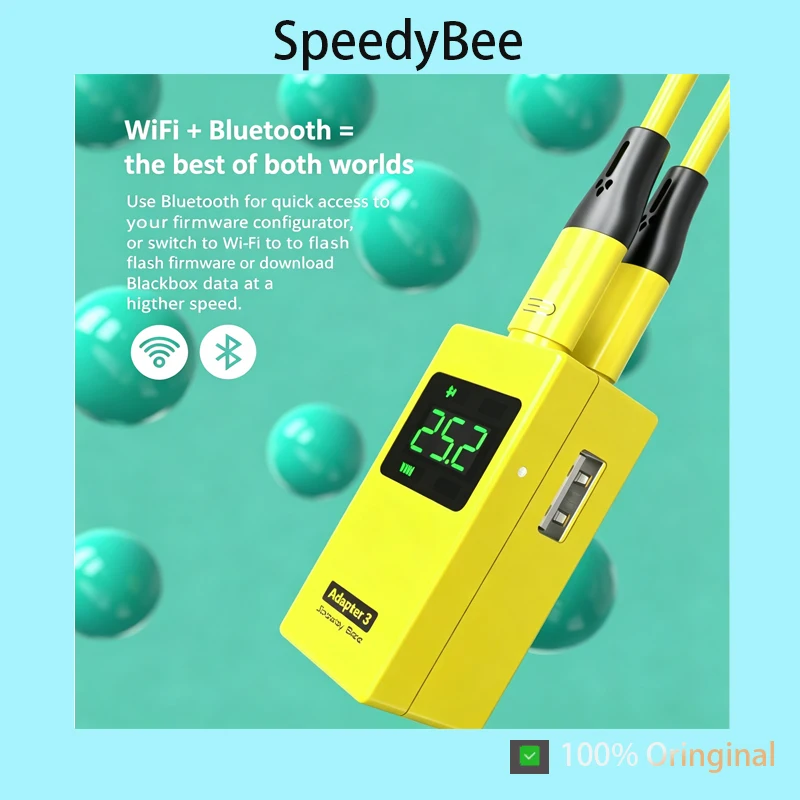 SpeedyBee Adapter3 WiFi Bluetooth Adapter RunCam Wireless Blackbox Flasher Voltage Tester FPV Accessory