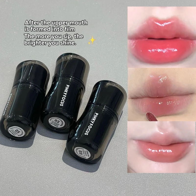 Non-Sticky Clear Mirror Lip Gloss Long Lasting Not Fade Lip Tint Water Gloss Glass Lipstick Blood plasma Lip Makeup Cosmetics