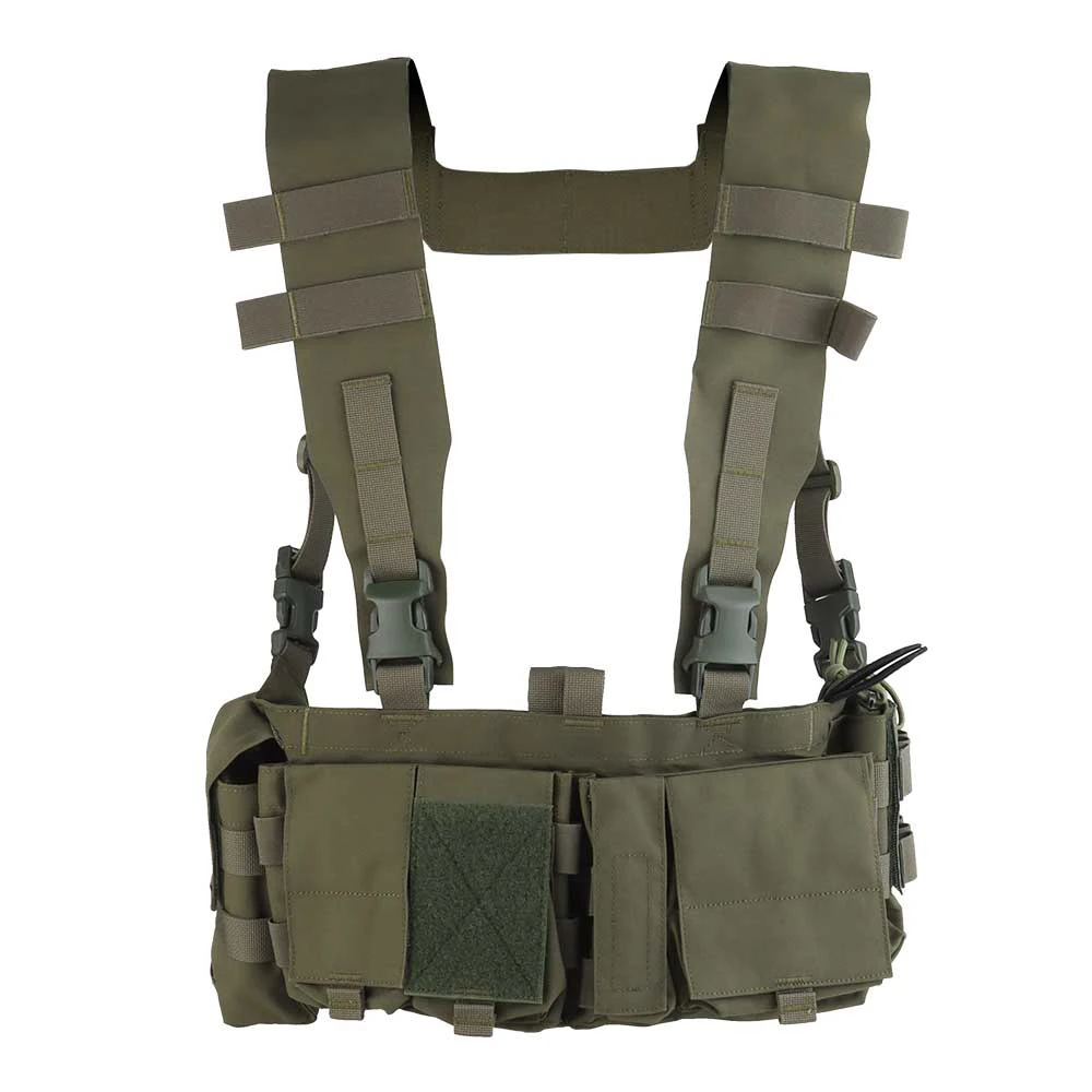Combination Chest  Tactical UW Patrol Chest Rig Detachable Radio Panel Multi Attachment MOLLE System Security Commuter Gear