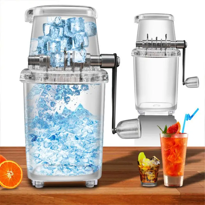 

Shaved Ice Machine Snow Cone Machine Portable Making Ice Crusher Ice Shaving Planer Machine Ice Slushy Maker Machine Cup New