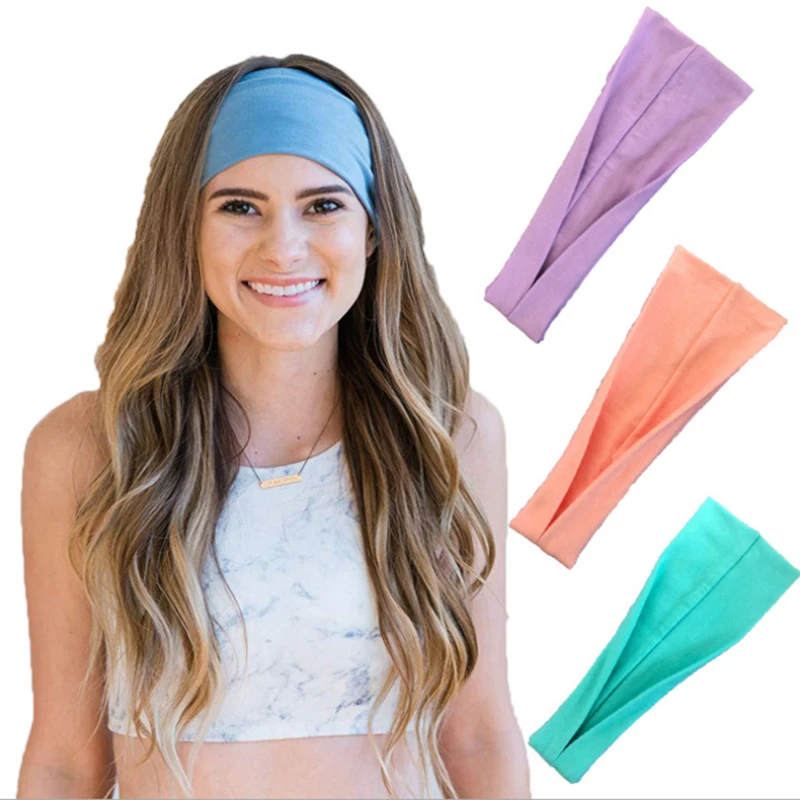 Esportes headband para homens e mulheres, bandas de cabelo para yoga, correndo, ao ar livre, ciclismo, corrida, acessórios esportivos, 1 pc