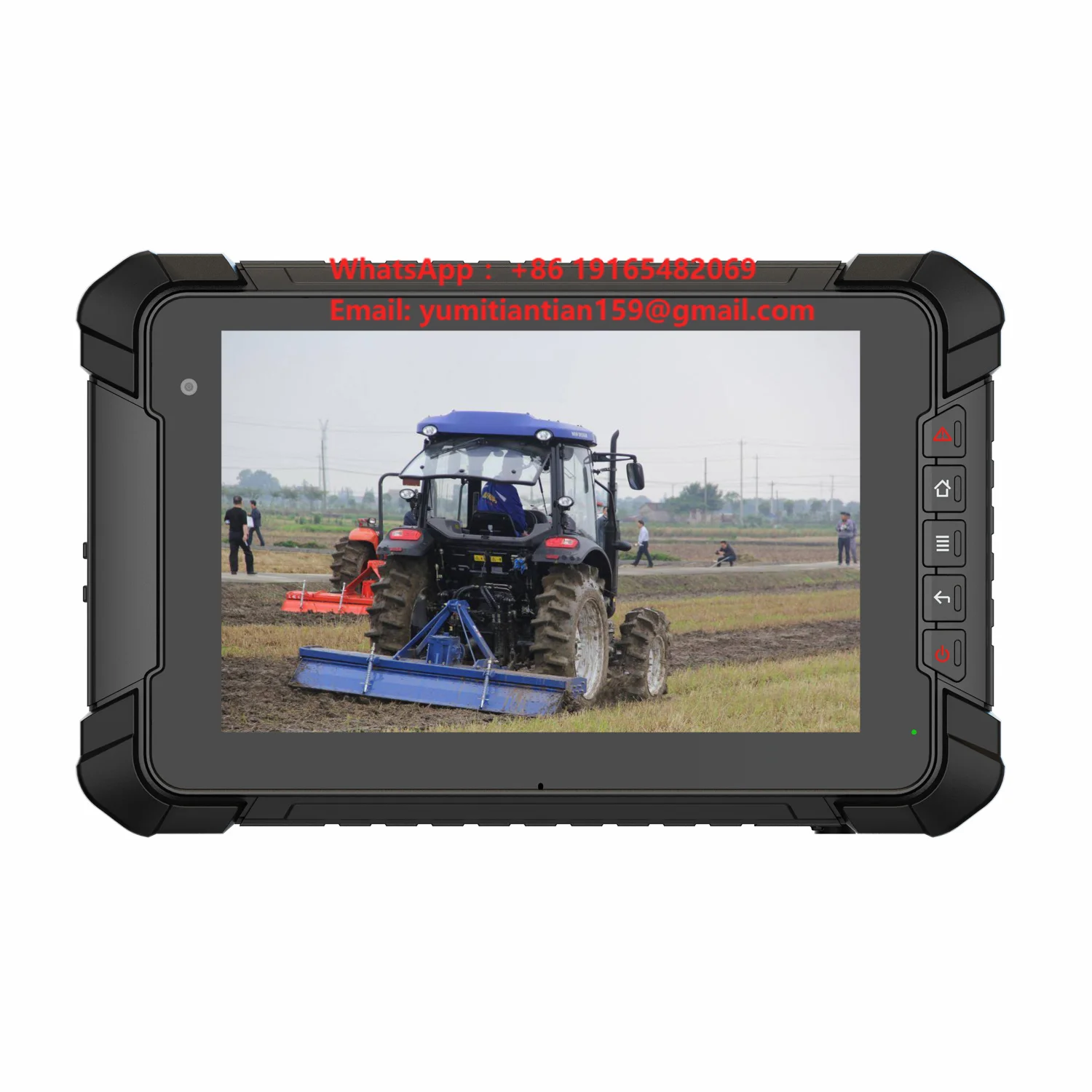 PC-7108 Waterproof 7 Inch Rugged Tablet Pc with CAN BUS Interface Ip67 Android System Agricultural Machinery Display Terminal