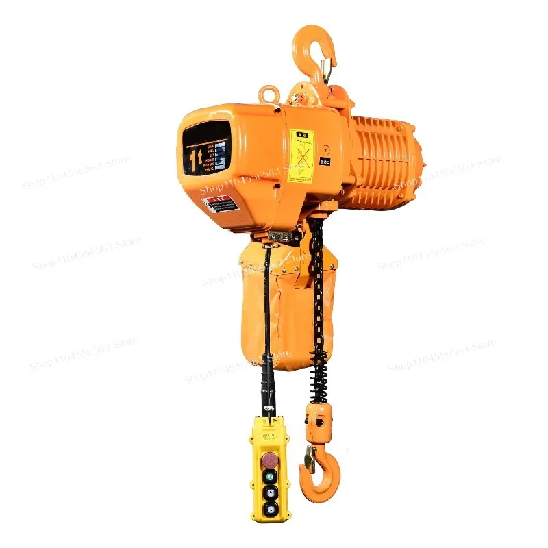2-15 Ton Electric Chain Hoist, Heavy Duty Industrial Overhead Crane Lifting with Limit Switch (10 Ton/15 Ton Options)