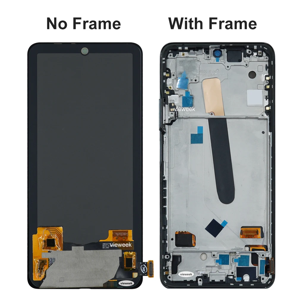 شاشة F3 AMOLED لهاتف Xiaomi Poco F3 M2012K11AG شاشة LCD تعمل باللمس محول الأرقام مع إطار لاستبدال شاشة POCO F3